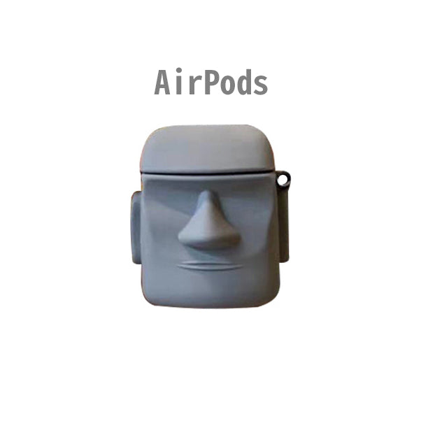 【Airpods Case】モアイ像 Airpods Proケース