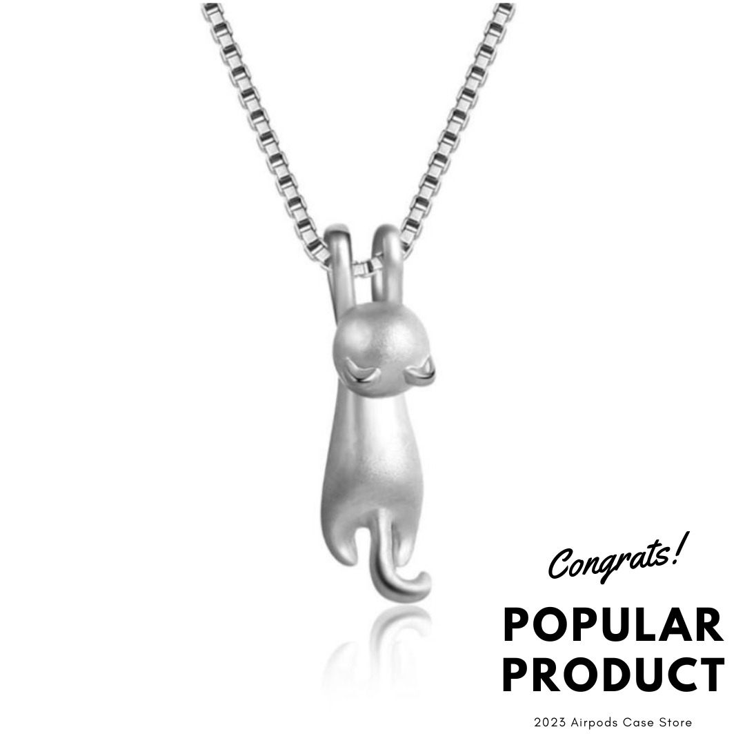 【Necklace】可愛いねこ 猫 韓国 人気 立体 ネックレス