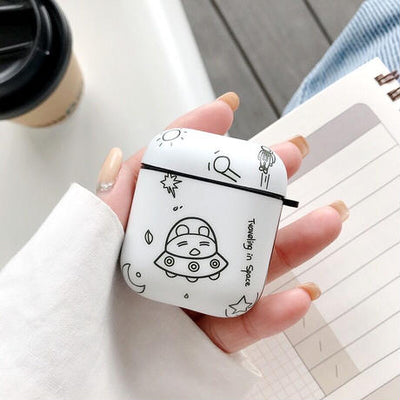 【Airpods Case】 手描き 宇宙飛行士 韓国 カワイイ AirPods /AirpodsProケース