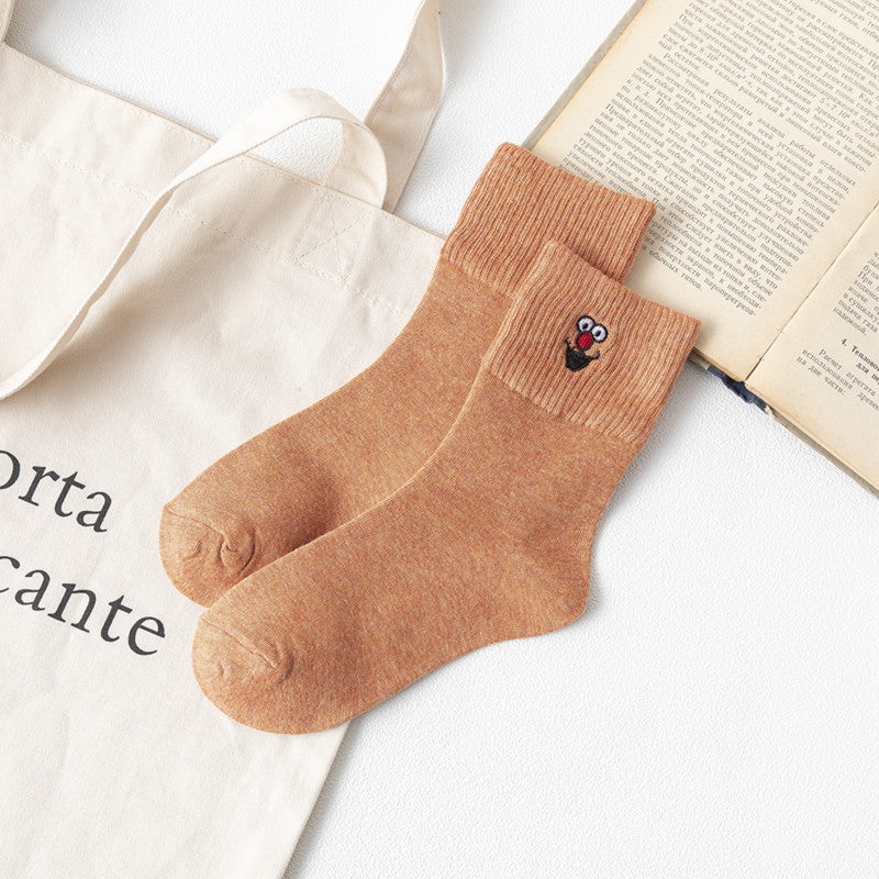 【Socks】可愛い絵文字レディースソックス