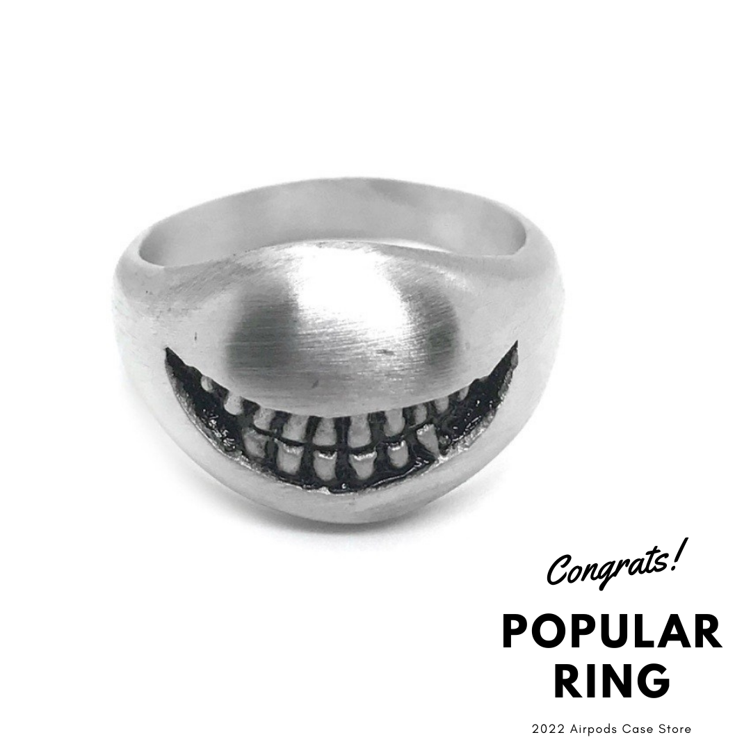 【RINGS】不敵なスマイルシルバーリング