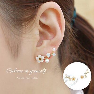 【Earrings】  カワイイお花ピアス