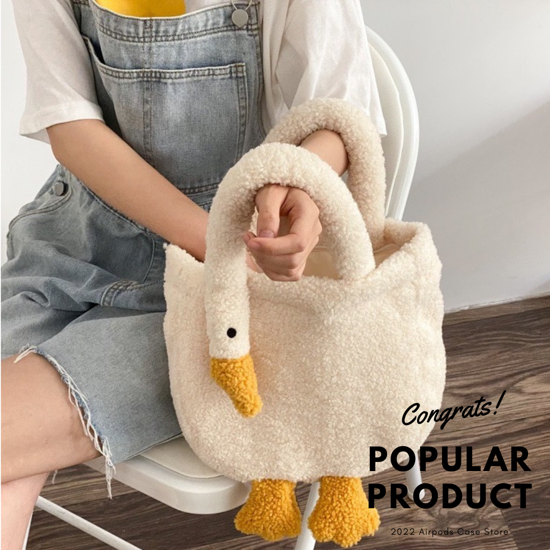 【Cute Bag】アヒルちゃんショルダーバッグ/アヒルちゃんハンドバッグ