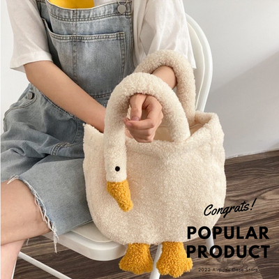 【Cute Bag】アヒルちゃんショルダーバッグ/アヒルちゃんハンドバッグ