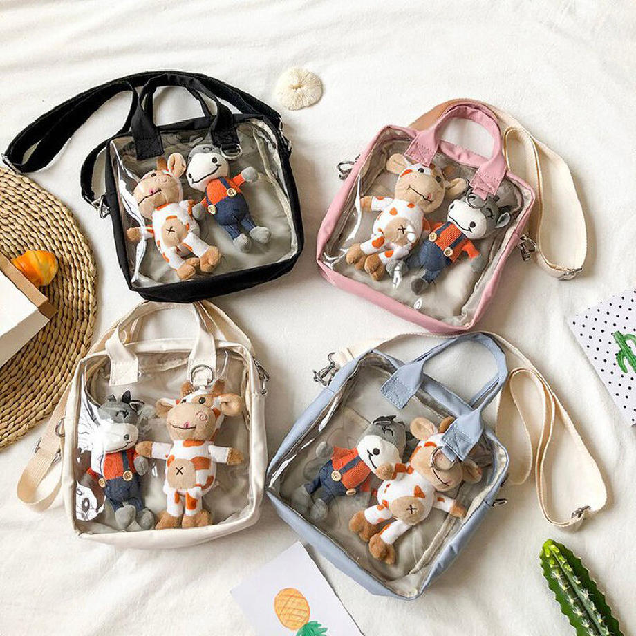 【Cute Bag】痛バッグ 可愛い 透明ぬいぐるみトートバッグ