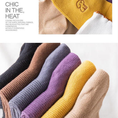 【Socks】可愛いマルチーズ柄レディースソックス