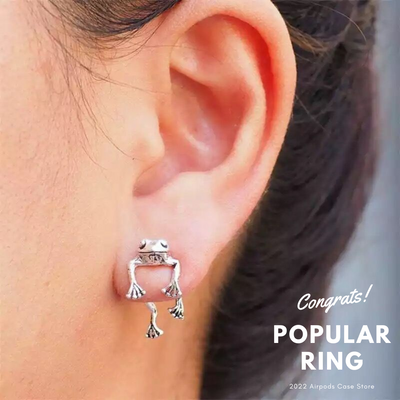 フロッグシルバーピアス