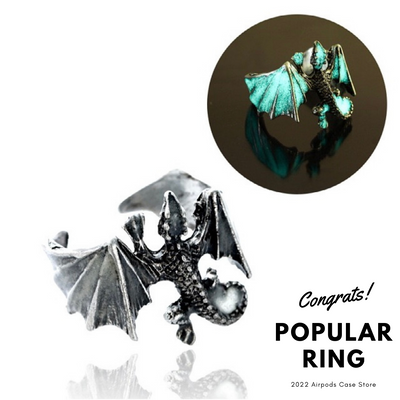 【RINGS】蛍光テロダクティルシルバーリング