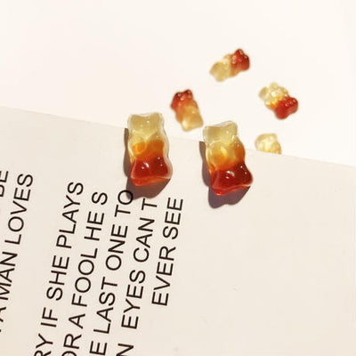 【Earrings】  グミ風 フックピアス&ピアス&イヤリング