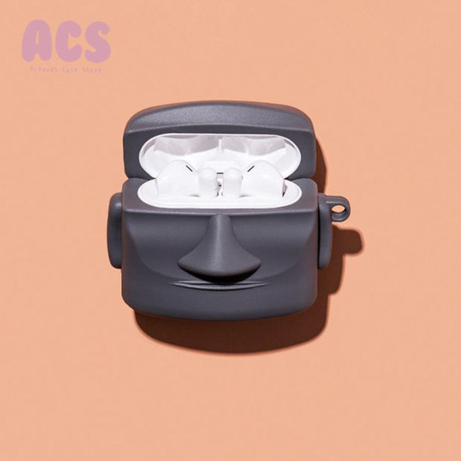 【Airpods Case】モアイ像 Airpods Proケース