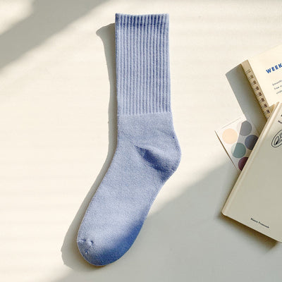 【Socks】シンプル キャンディカラーレディースソックス