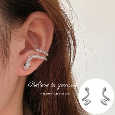 【Earrings】 韓国人気ヘビピアス