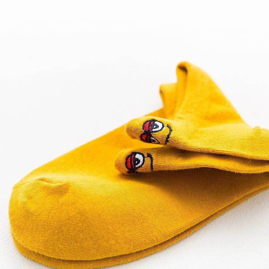 【Socks】可愛い絵文字レディースソックス