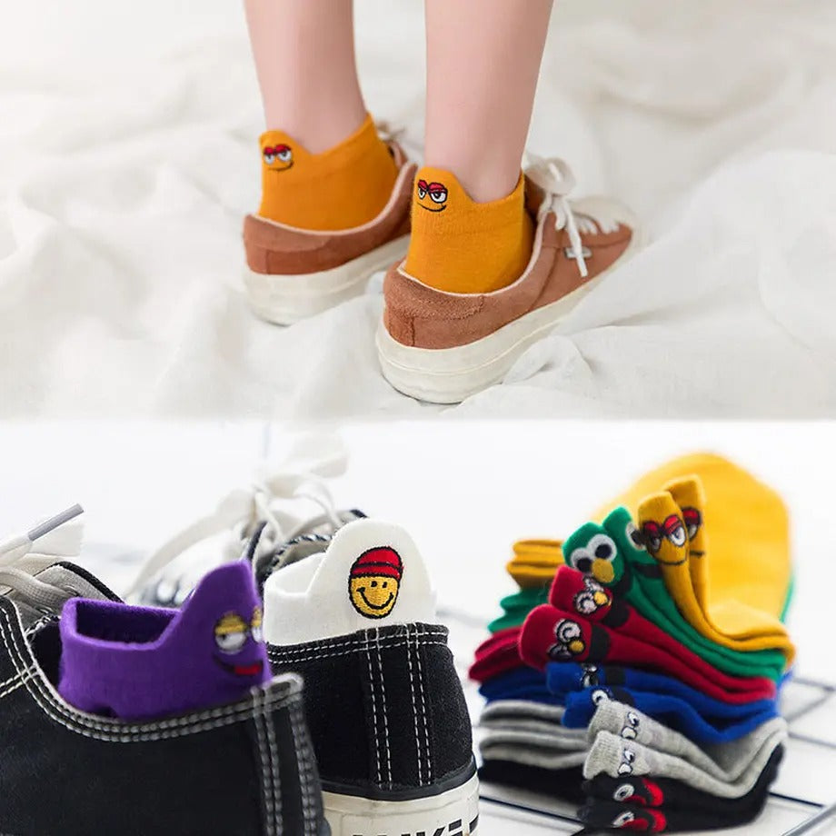 【Socks】可愛い絵文字レディースソックス