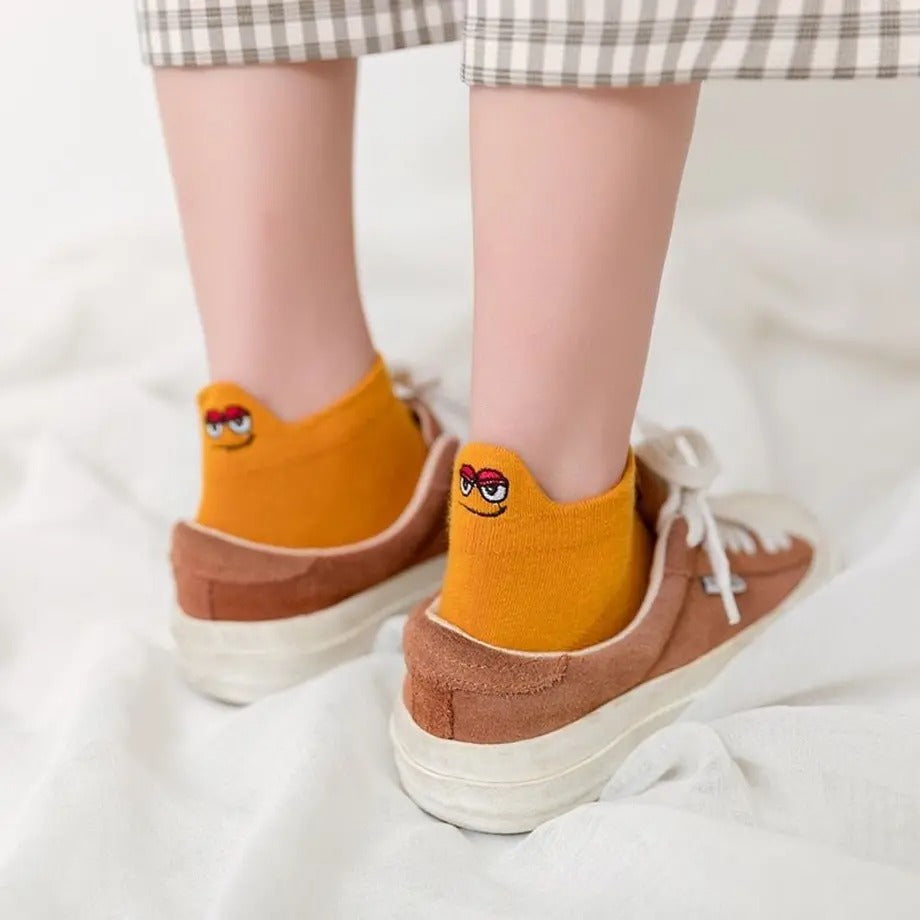 【Socks】可愛い絵文字レディースソックス