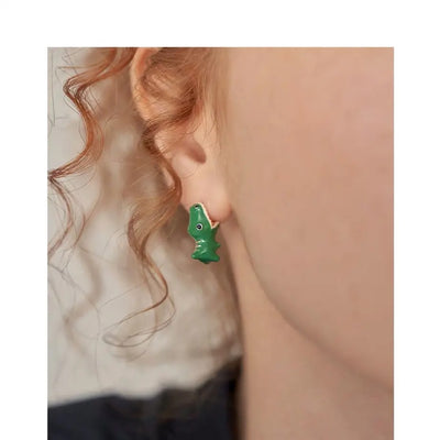 【Earrings】  ワニに噛まれちゃうピアス