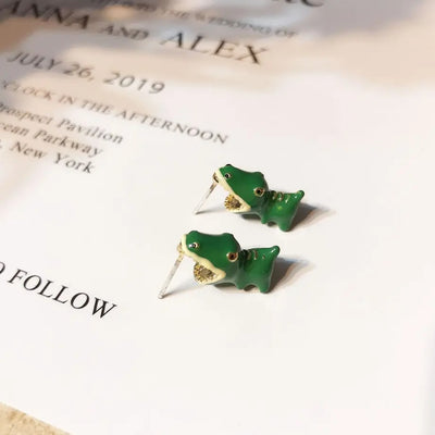 【Earrings】  ワニに噛まれちゃうピアス