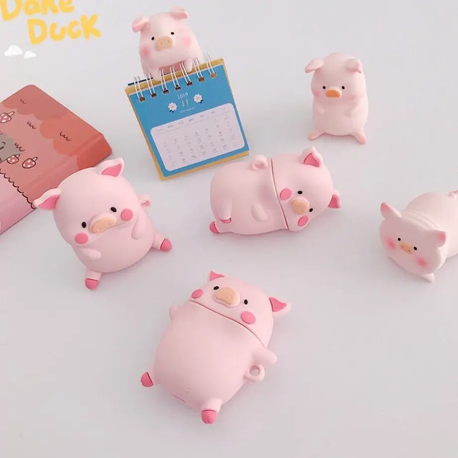 【Airpods Case】 カワイイ ブタちゃんAirpods/AirPods ケース