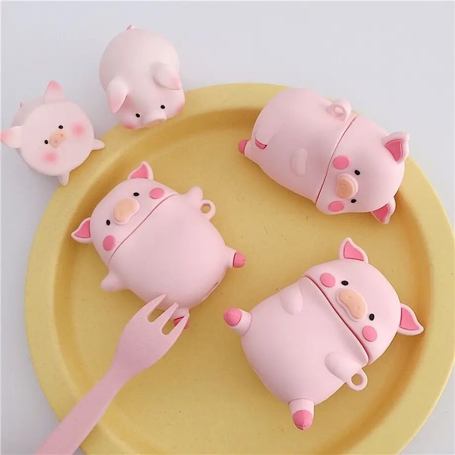 【Airpods Case】 カワイイ ブタちゃんAirpods/AirPods ケース
