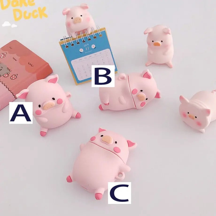 【Airpods Case】 カワイイ ブタちゃんAirpods/AirPods ケース