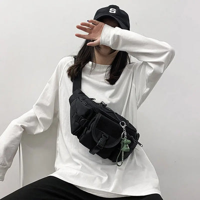 【Cute Bag】シンプルウエストポーチバッグ