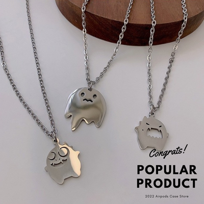 【Necklace】可愛いおばけネックレス