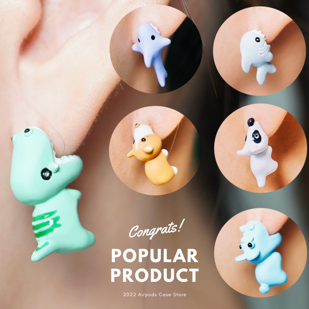 【Earrings】  動物に噛まれちゃうピアス