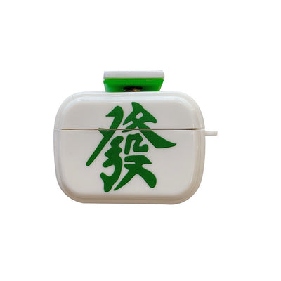 【Airpods Case】 オリジナル麻雀柄・中/発Airpods/AirPods Proケース