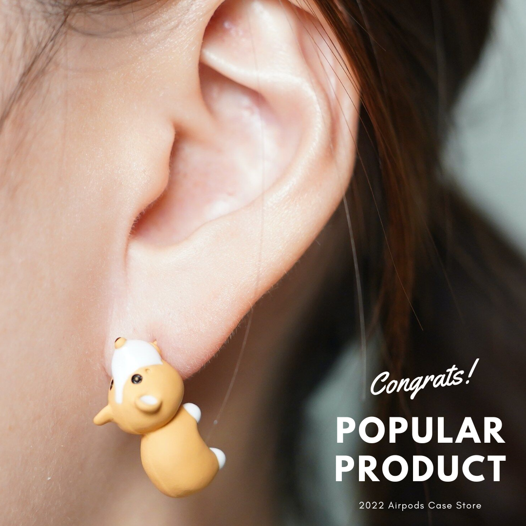 【Earrings】  動物に噛まれちゃうピアス