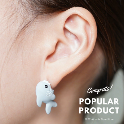 【Earrings】  動物に噛まれちゃうピアス