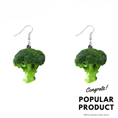 【Earrings】 ブロッコリーフックピアス