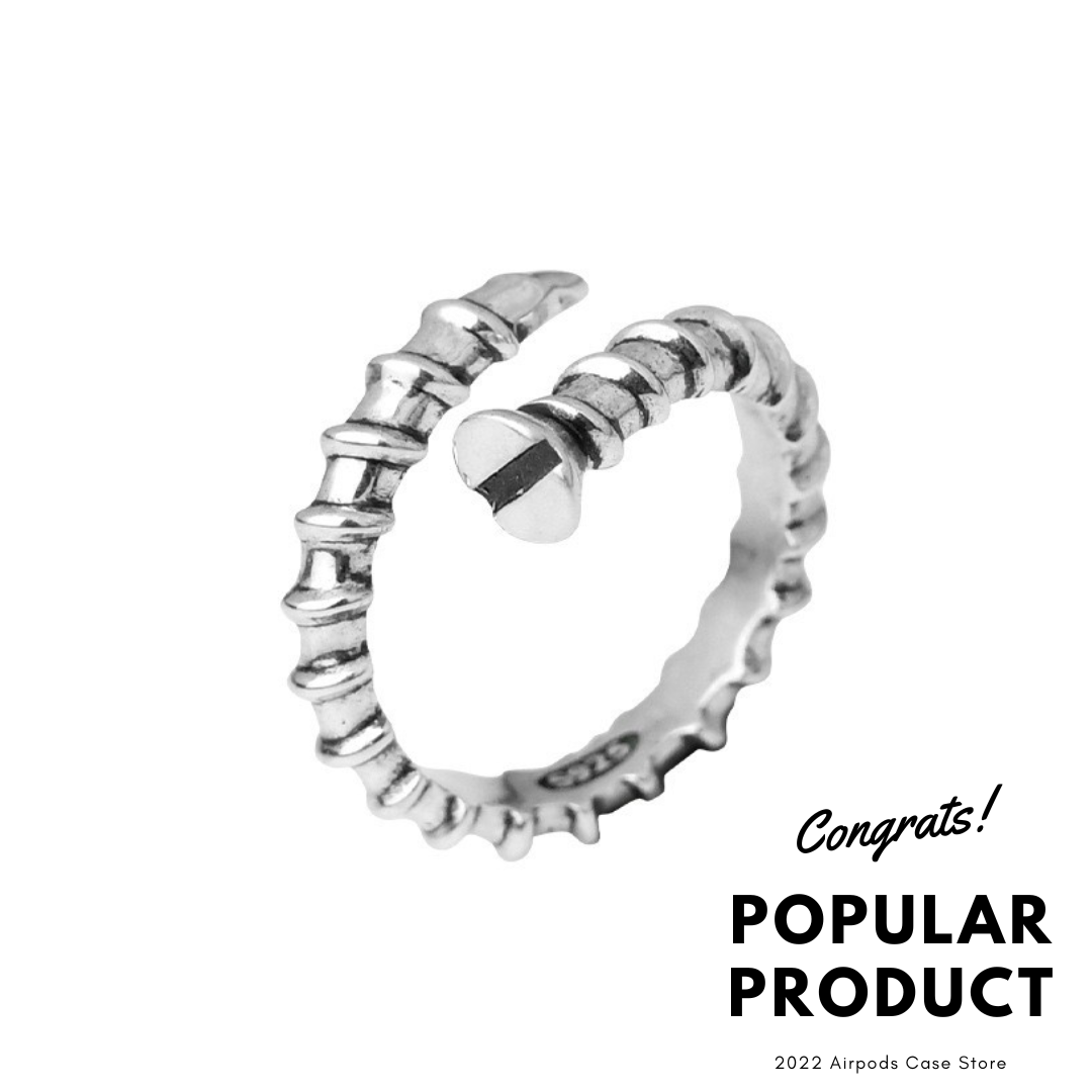【Rings】ねじ スクリューシルバーリング