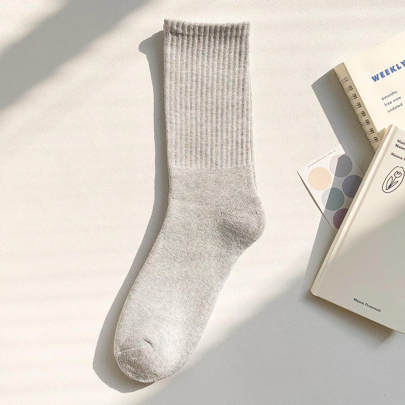 【Socks】シンプル キャンディカラーレディースソックス