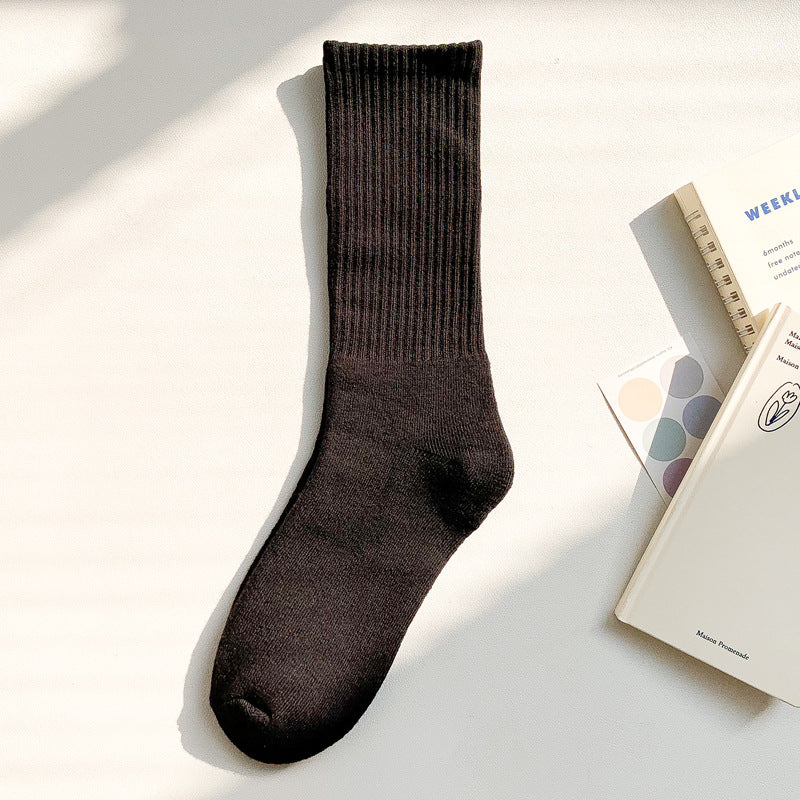 【Socks】シンプル キャンディカラーレディースソックス