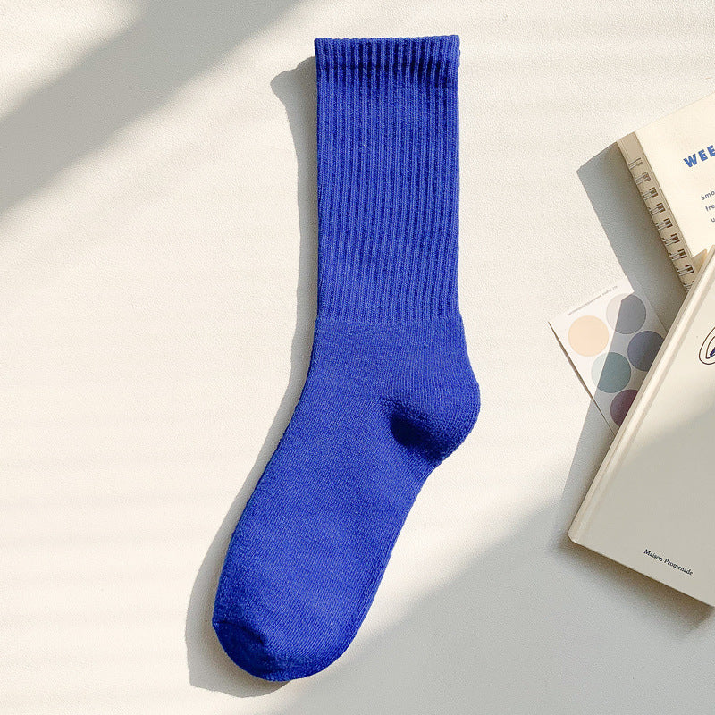 【Socks】シンプル キャンディカラーレディースソックス