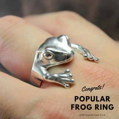 【RINGS】カエルよじ登りリング