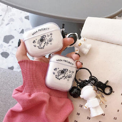 【Airpods Case】かわいい宇宙飛行士 AirPods/ Airpods Proケース/Airpods 第三世代