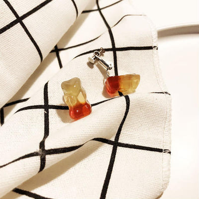 【Earrings】  グミ風 フックピアス&ピアス&イヤリング