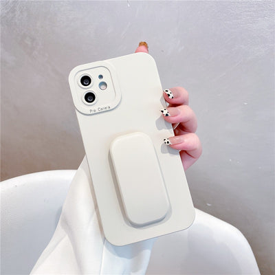 【iPhone Case】シンプルキックスタンド2色　iPhoneケース