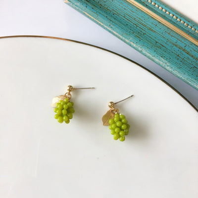 【Earrings】   美味しいマスカットピアス&イヤリング