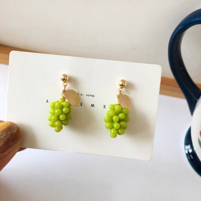 【Earrings】   美味しいマスカットピアス&イヤリング