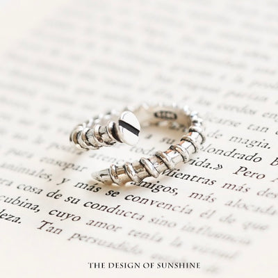 【Rings】ねじ スクリューシルバーリング