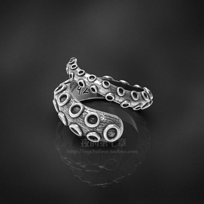 【Rings】 タコの足シルバーリング