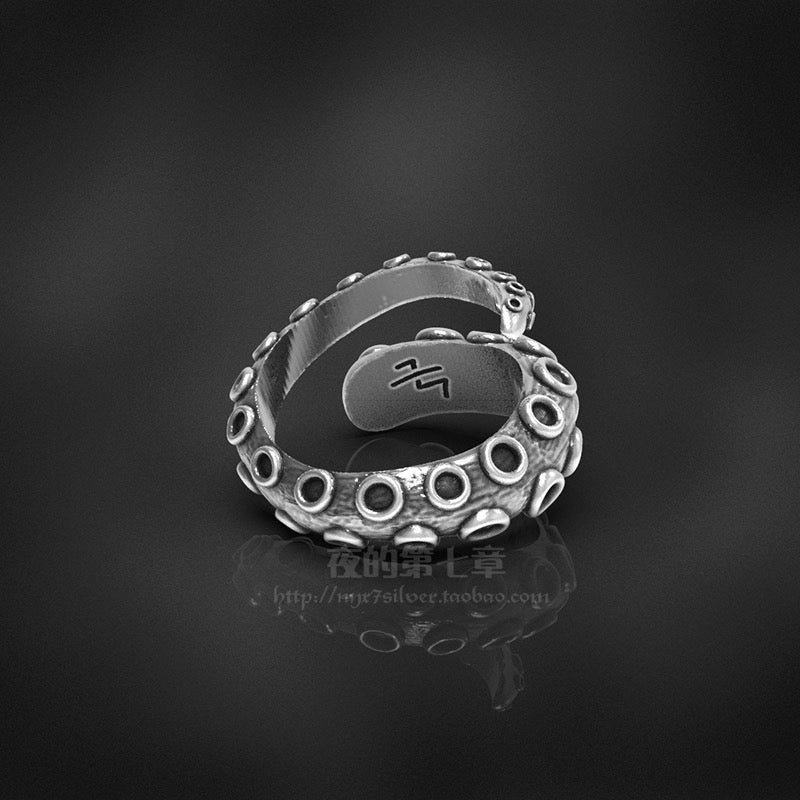 【Rings】 タコの足シルバーリング