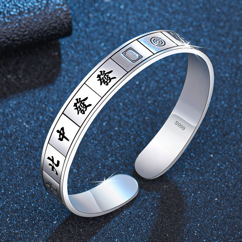 【Bracelet】麻雀シルバー ブレスレット リング　バングル