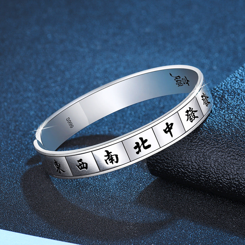 【Bracelet】麻雀シルバー ブレスレット リング　バングル