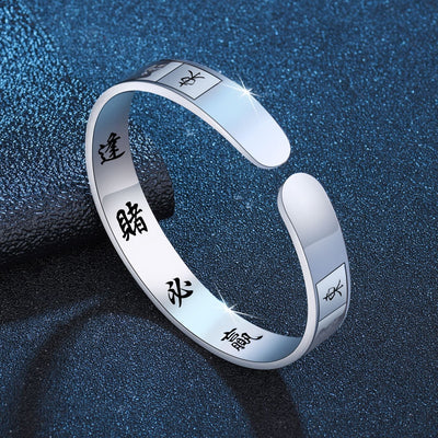 【Bracelet】麻雀シルバー ブレスレット リング　バングル