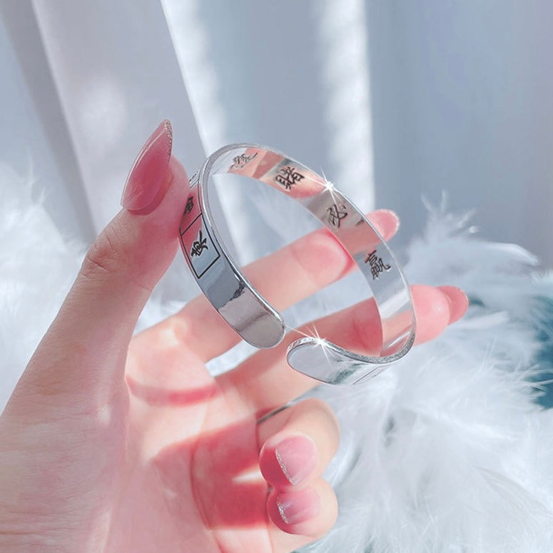 【Bracelet】麻雀シルバー ブレスレット リング　バングル