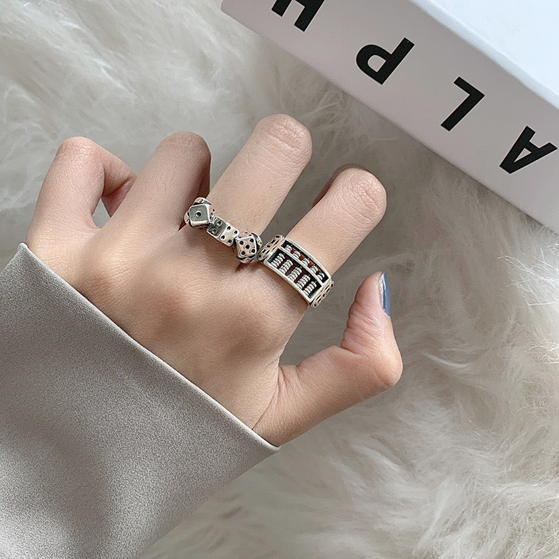 【Rings】 サイコロ シルバーリング