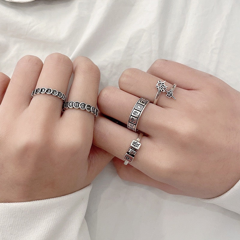 【Rings】金運リング麻雀牌シルバーリング